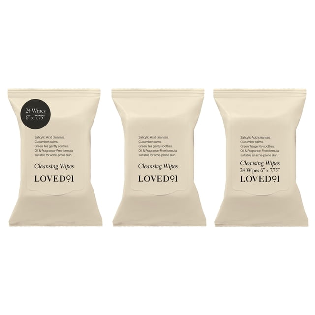 Loved01 Toallitas limpiadoras exfoliantes con ácido salicílico para rostro y cuerpo John Legend Cuidado de la piel Sin aceite ni fragancia Sin enjuague Adecuado para pieles propensas a imperfecciones