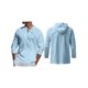 thumbnail image 4 of TRKIYQC Sudaderas con capucha para hombre, color sólido, manga larga, con bolsillos, otoño, casual, chándal, ropa de calle TRKIYQC  moda, 4 of 5