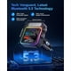 thumbnail image 3 of Adaptador Bluetooth 5.3 para Coche de 54 W con 4 Puertos de Carga, Transmisor FM InaláMbrico con ReproduccióN de Graves y Llamadas Manos ., 3 of 5