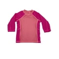 thumbnail image 2 of L-Bow Baby and Toddler Girls and Boys Unisex Long Sleeve Rashguard Swim Shirt UPF 50+, 2 of 2