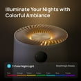 thumbnail image 5 of DREO Air Purifier for Home with HEPA Sleep Mode, 1398 ft² /2H ffective Coverage, Remove 99.97% Pet Hair, 3-in-1 Filter, 7-Color Night Light, 18W DC Motor Energy-Save, 5 of 11