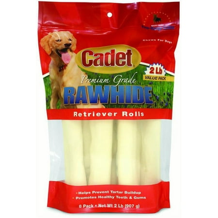 UPC: 0768303100598 | Cadet Natural Rawhide Rolls Dog Treats  2 Lb