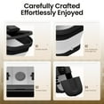 thumbnail image 5 of MaxKare Collapsible Foot Spa with Massager and Heat, Foot Spa Massager with Bubble Heat, Black, 5 of 12
