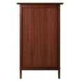 Winsome Wood Eugene Accent Table, Nightstand, Walnut Finish