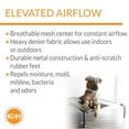 thumbnail image 4 of K&H Pet Products Original Pet Cot Elevated Dog Bed Gray/Black Mesh X-Large 50 X 32 X 9 Inches, 4 of 10