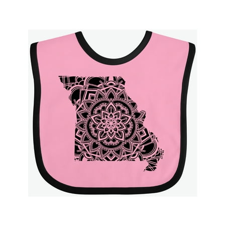 

Inktastic Missouri Silhouette Mandala Gift Baby Boy or Baby Girl Bib