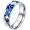 Men, variant on Couples Men Stainless Steel Sky Ring Romantic Promise Band,Classic Simple Style, Polished Comfort Fit