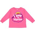 thumbnail image 3 of Inktastic I Love My Mamaw Grandchild Girls Long Sleeve Toddler T-Shirt, 3 of 5