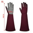 thumbnail image 4 of ZMKIAG Trimming Stab Gardening Long Sleeved Gloves, Rose Pruning Gloves Thorn Proof, Hand Flexible Gardening Gloves for Garden Gifts & Tools for Gardener, Yard Work, Wine Red, 4 of 8