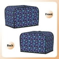 thumbnail image 3 of Lsque Blue Flower Skull Print 2 Slice Toaster Cover , Kitchen Appliance Dustproof Protector , Toaster Protector Dustproof Kitchen Appliance Cover, 3 of 7