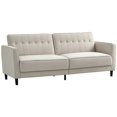 thumbnail image 1 of HOMCOM Canapé-Lit Convertible Moderne, Canapé-Lit Futon Pliant, Beige, 1 of 10
