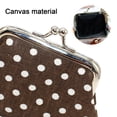 thumbnail image 3 of Mini monedero de lona con lunares, estilo étnico retro, para mujer, con bolso pequeño. Tipo: estilo 5;, 3 of 5