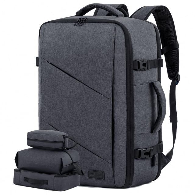 Mochila LOVEVOOK Travel 40L con puerto USB gris oscuro