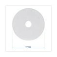 thumbnail image 3 of Boardwalk BWK4017WHI 17 in. Diameter Polishing Floor Pads - White (5/Carton), 3 of 6
