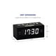 thumbnail image 5 of HANNLOMAX HX-144CR Radio despertador, radio PLL AM/FM, pantalla LED de 1,2", reloj digital con alarma dual, solo funcionamiento con CA. (LED negro_blanco), 5 of 5