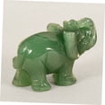 thumbnail image 4 of unbranded De Elefante De Piedra Verde Para Hogar Oficina Con Base Estable, 4 of 8