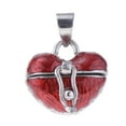 thumbnail image 2 of EHJRE Love Heart Pendant Urn Ash Holder Family Memorial Pendant Enamel Jewelry - Red, 2 of 8