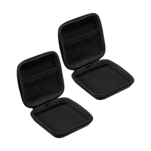 Uxcell 3.94x3.94x1.97" Electronic Organizer Case, 2Pcs EVA Hard Waterproof Carrying Case