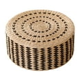 thumbnail image 3 of Cojín de asiento redondo Tatami Cojín de suelo Puf de suelo Cojín de suelo cómodo para Negro 40cm, 3 of 9