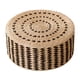 thumbnail image 3 of Cojín de asiento redondo, cojín de suelo de tatami, cojín de asiento, tapete de suelo de tatami tejido, cojín de suelo de estilo japonés para sala de Negro 45cm, 3 of 8