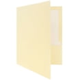 thumbnail image 4 of JAM Paper Two Pocket Glossy Presentation Folder, Ivory, Sold Individually, 4 of 5