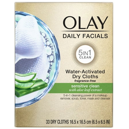 Olay Daily Facials Sensitive Cleansing Cloths 33 Count