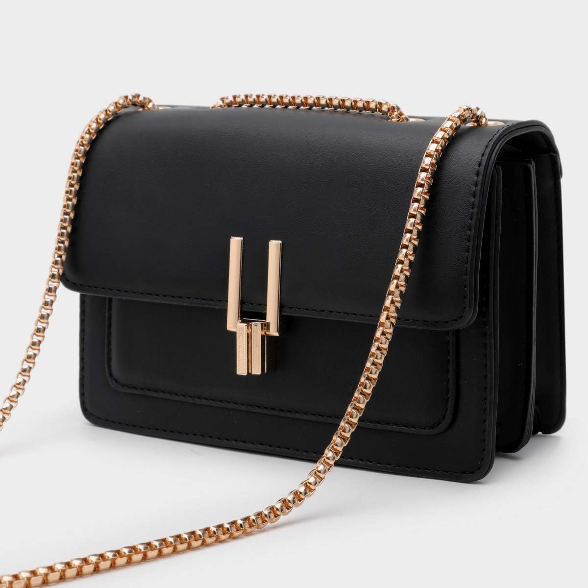 mirlewaiy Color-Block Crossbody Bags for Women Leather Cross Body Purses Cute Designer Handbags Shoulder Bag Medium Size