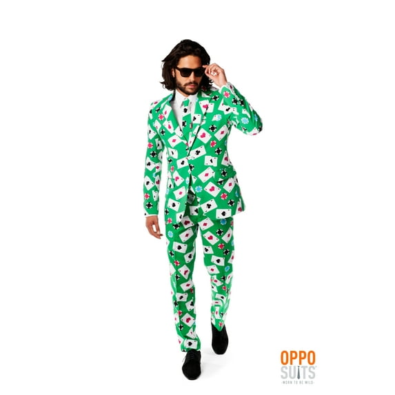 OppoSuits Men's Poker Face Game Suit