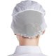thumbnail image 4 of Boina de chef unisex de 3 piezas (blanca, talla única) con malla para trabajar en talleres, fábricas, cocinas, catering y panaderías, 4 of 4
