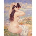 thumbnail image 3 of Renoir, Pierre-Auguste 12x14 Black Modern Framed Museum Art Print Titled - Bather Arranging Her Hair 2, 3 of 5