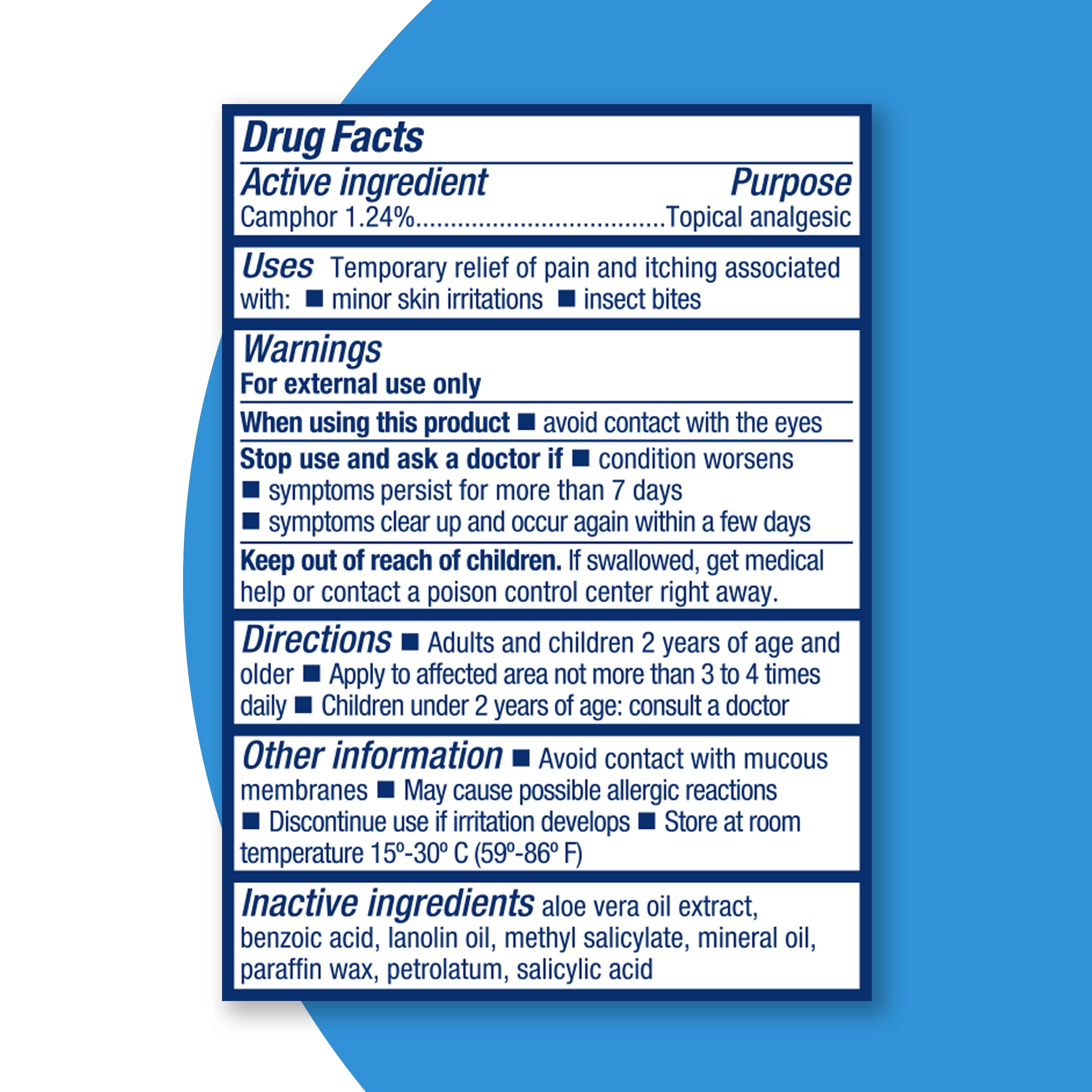 Blue Star Anti-Itch Medicated Ointment, Hydrocortisone and Steroid-Free, 2 oz
