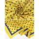 thumbnail image 4 of INSPIRAR CHIC Mujeres Pañuelo de Lunares 35" Satén Seda Como Cuadrado Bufanda Envoltura de Cabeza Bandanas 35.4x35.4" Amarillo, 4 of 6