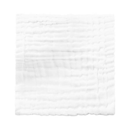 

Discounts! DANMENG Baby Bibs 6 Layer Solid Soft Saliva Handkerchief Toddler Feeding Burp Towel