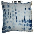thumbnail image 2 of PKQWTM batik tie dyed fabric of indigo color on white cotton Reversible Mermaid Cushion Cover Home Decor Sequin Pillow Case Size 18x18 inches, 2 of 2