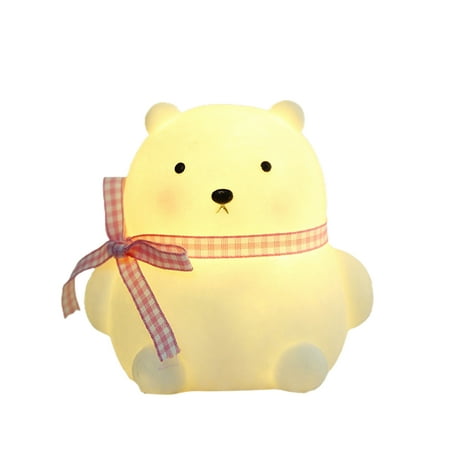 

Okwish Home Room Decor Light Bedside Lamp Christmas Birthday Gift Decoration Girl Ins Cute Creative Cartoon Bear Bedroom Night