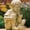 White, variant on A KID WITH SOLAR FIREFLIES GARDEN STATUE-GARDEN DECORATION
