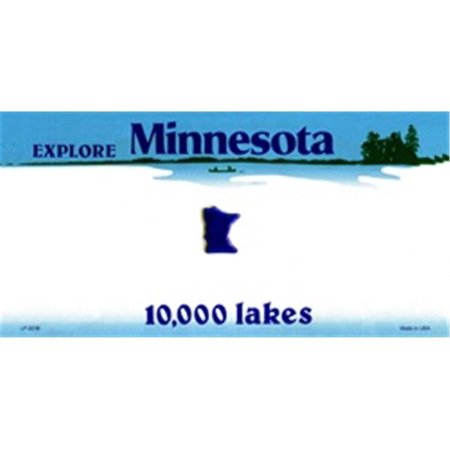 LP-2238 Minnesota State Background Blanks Flat- Automotive License Plates Blanks for Customizing