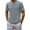 Grey, variant on Men's Slim Fit Performance T-Shirt Wicking Athletic Workout Tee for Casual Sports and Gym Mens T-Shirts Solid Color Sleeve Casual Crew Neck Basic Tees
