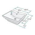 thumbnail image 5 of MR Direct V160-White Porcelain Vessel Bathroom Sink, 5 of 5