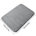 thumbnail image 3 of Summer Savings Clearance! Boovnll Bathroom Rugs, 2Pcs 16x24" Super Soft & Absorbent Thicken Velvet Bath Mat, Quickly Dry Non-Slip Bath Mats for Bathroom, Kitchen, Door Mat, Toilet Mat, Bathroom Mat, 3 of 5