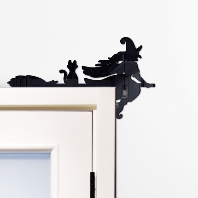 Decoración colgante para esquinas de puerta de Halloween, adorno de calabaza para esquinas de puerta de Halloween, decoración fantasma para esquinas de puerta de interior y exterior para el festival d