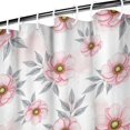 thumbnail image 3 of Pioneer Flower Floral Print Pattern Shower Curtain 72"x72", Bathroom Decorative Shower Curtain Set with 12 Hooks, Waterproof Washable, 3 of 6