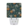 thumbnail image 5 of Yayeee LED Night Light for The Home Plug in With Light Sensors 2 Pack, Floral Orange Pattern, 5 of 6