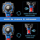 thumbnail image 3 of Llave De Impacto Inalámbrica Eléctrica Pistola Taladro negro azul, 3 of 5