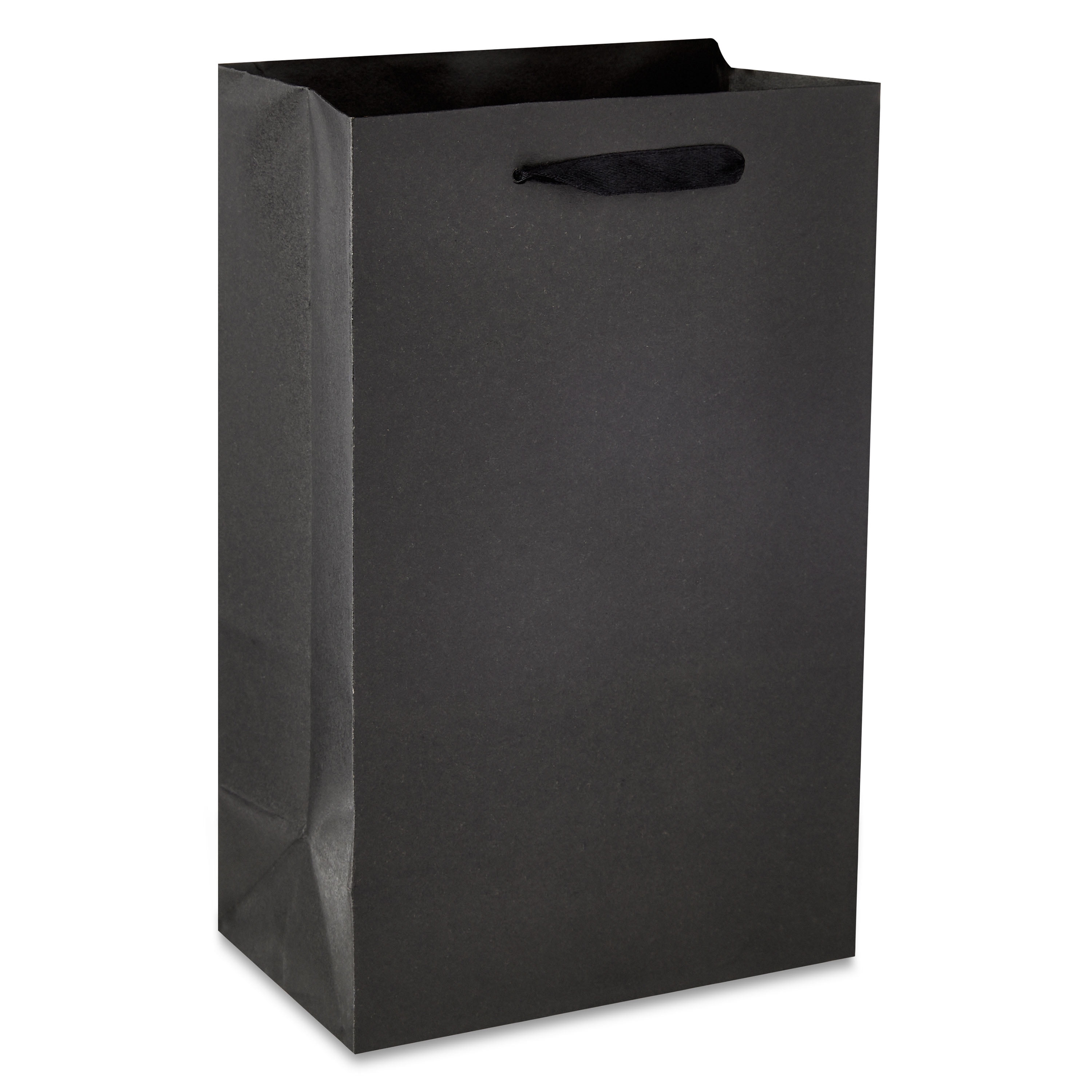 (3 pack) Hello Hobby Paper Gift Bags, Small, Black, 5.25" x 8.38", 10 Count
