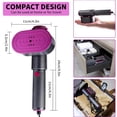 thumbnail image 2 of Handheld Steamer Iron,Portable Iron,15s Heat Up,2-in-1 Steamer & Iron for Clothes, Travel Steamer for Home & Business (1000W), 2 of 6