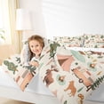 thumbnail image 3 of Erosebridal Cartoon Animal Deers Wolves Bedding Comforter Set 7pcs for Teens,Lake Camping Theme Queen Bedding Sets for Boys Girls,Super Cozy Room Decor, 3 of 6