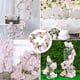 thumbnail image 1 of Vides de flor de cerezo artificiales 2.35m 90 Cabezas de flores pequeñas Seda Flor de cerezo falsa Vid Ivy Flores colgantes Guirnalda de sakura de imitación para arco de boda Decoración de fiesta de j Muyoka Hogar, 1 of 2