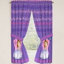 Disney Junior Sofia the First Princess Any Room Drapes Panels Curtains, Set of 2 (42" x 63")