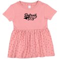 thumbnail image 3 of Inktastic Detroit 313 Girls Baby Dress, 3 of 5